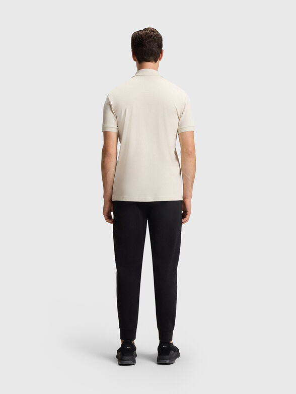 Grey polo shirt with logo - 3