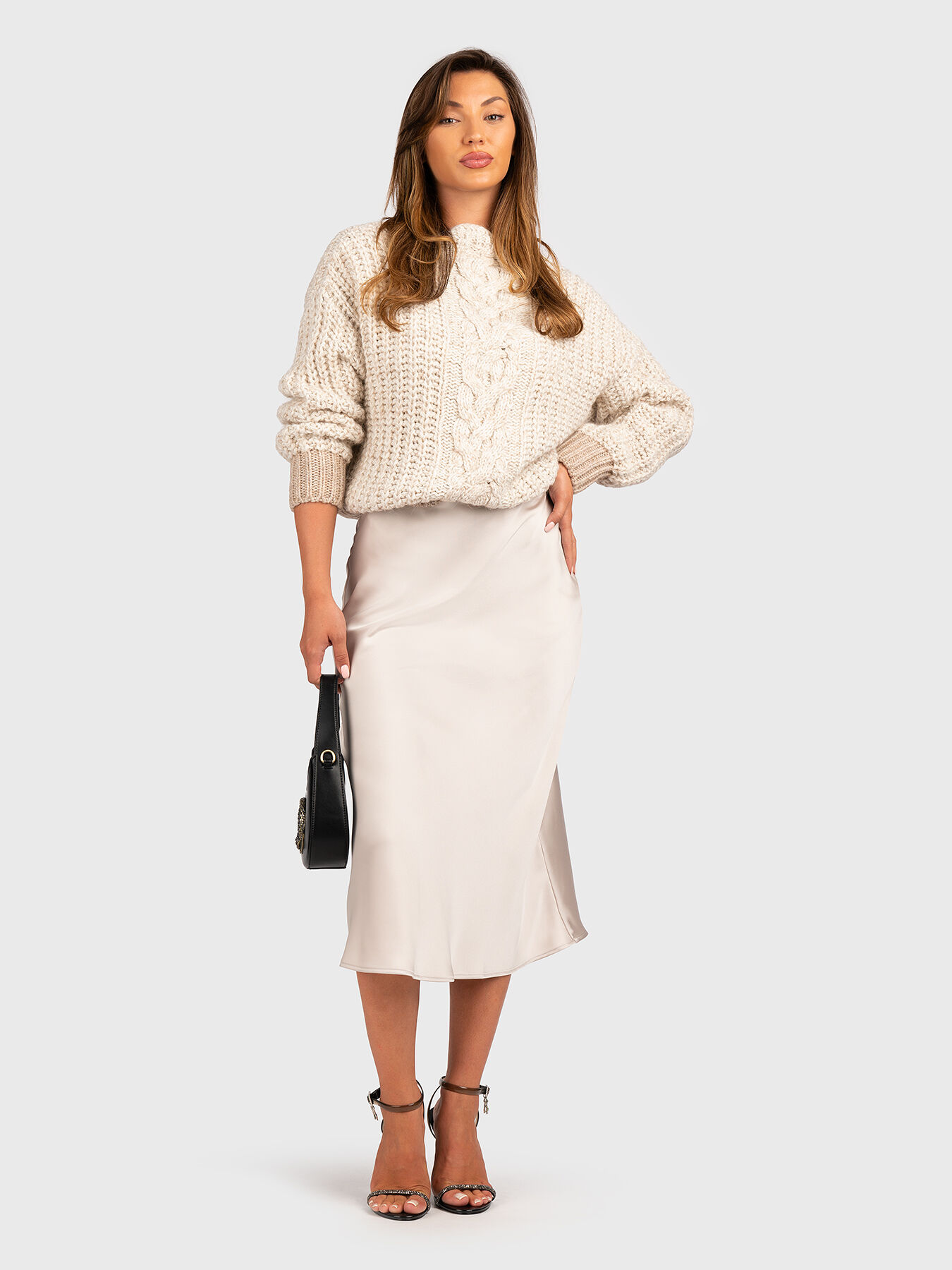 スカート LIU JO SATIN EFFECT SKIRT Skirt with satin effect brand LIU JO — Globalbrandsstore.com/en