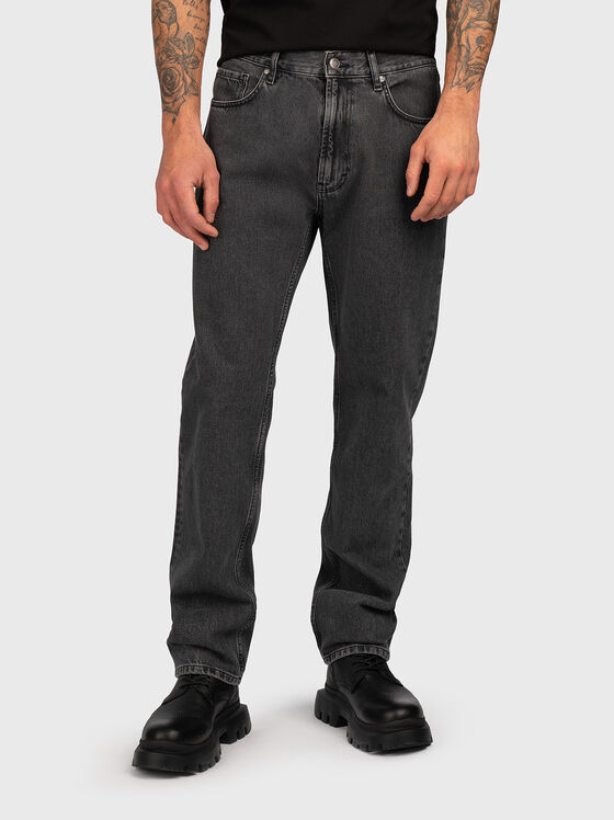 Тъмносиви прави дънки - 1