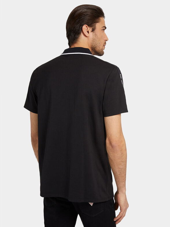 Polo shirt in black color - 3