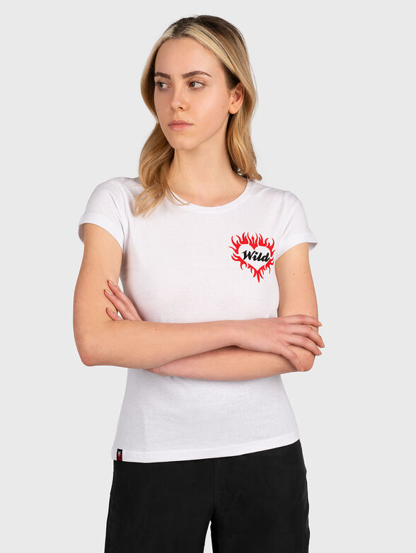 TSL035 cotton T-shirt with prints - 1