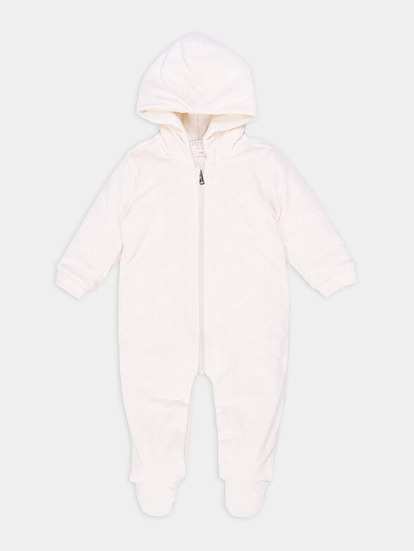 Overalls in blue color with zip - 1