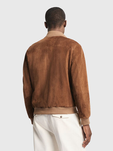 Suede jacket with pockets - 3