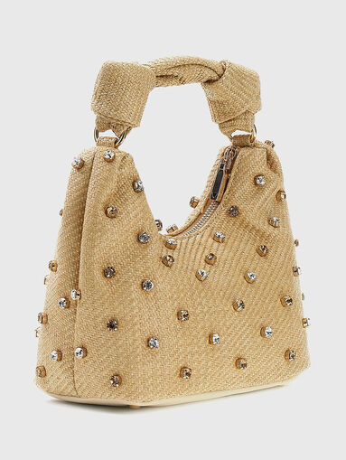 ISOTTA  small bag with appliquéd crystals - 3