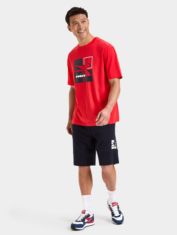 Cotton T-shirt with logo print - 2