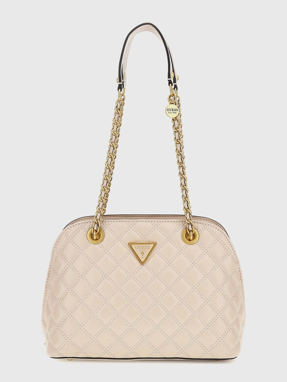 GIULLY quilted bag in beige color - 1