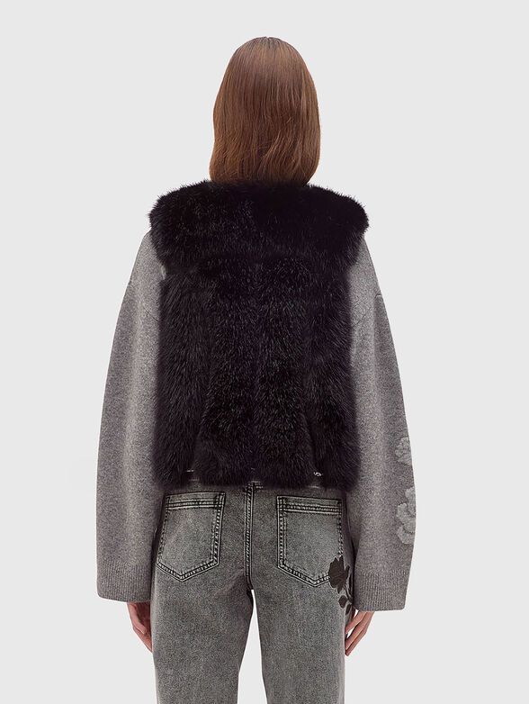 Faux fur vest - 3