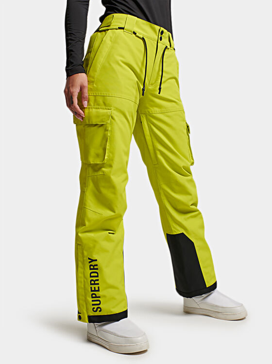 Ски панталон ULTIMATE RESCUE в зелен цвят - 1