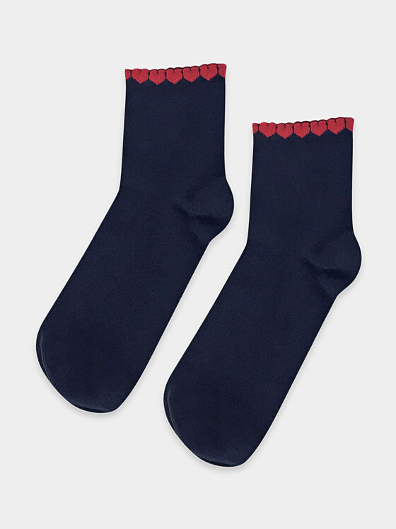 Чорапи EASY LIVING в син цвят - 1