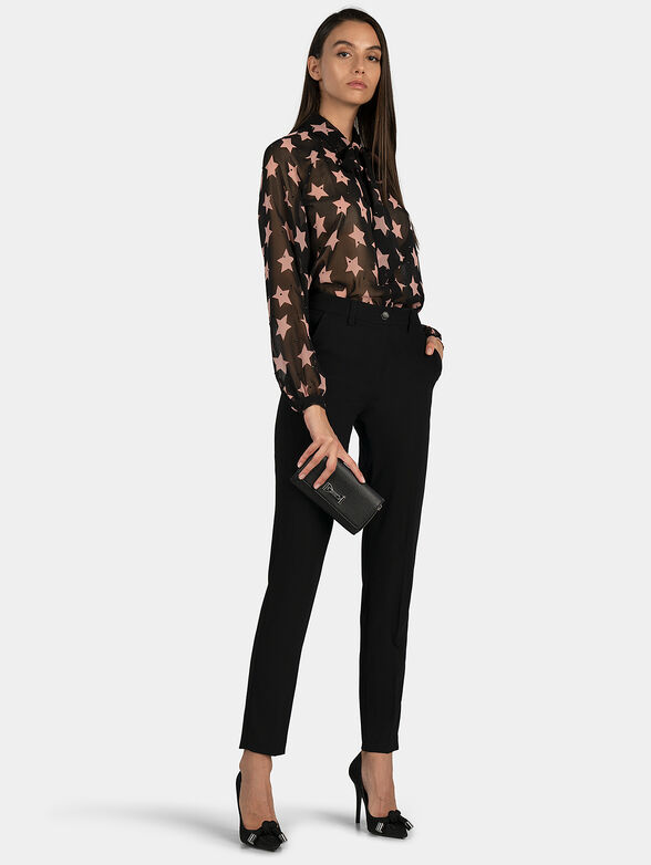Black slim trousers - 4