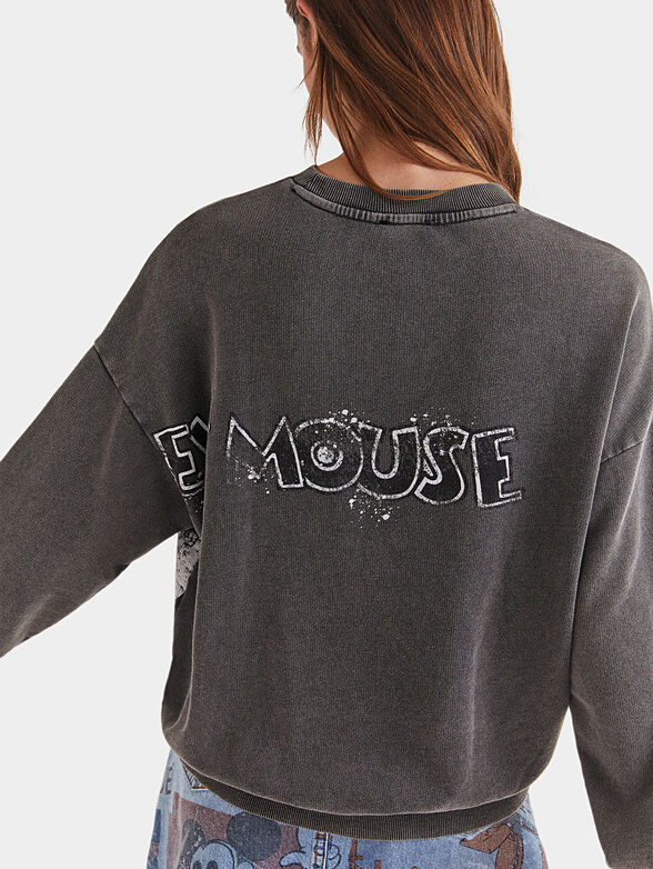 Sweatshirt with Mickey Mouse print - 6