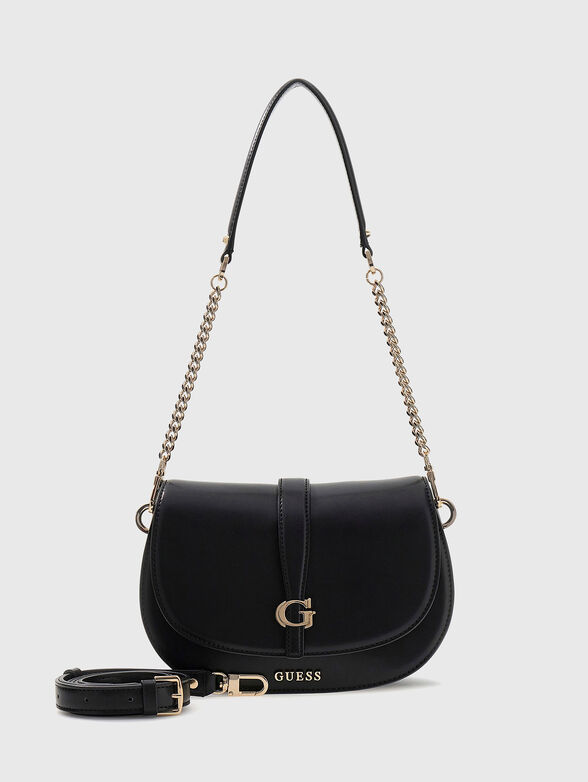 Black CARRIE bag with long strap - 2