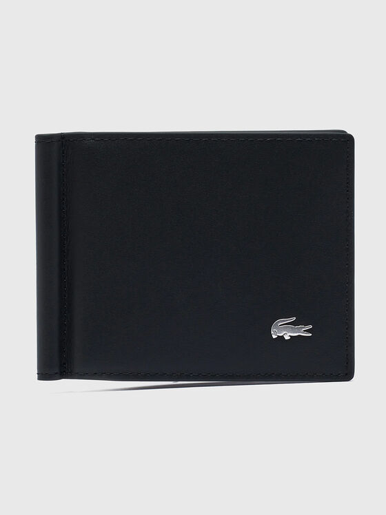 Black leather purse - 1