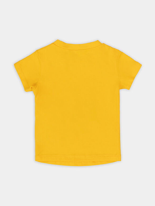 T-shirt in yellow color with print - 2