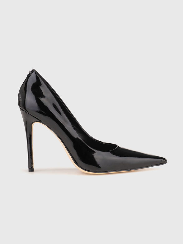 Leather high heeled shoes - 1