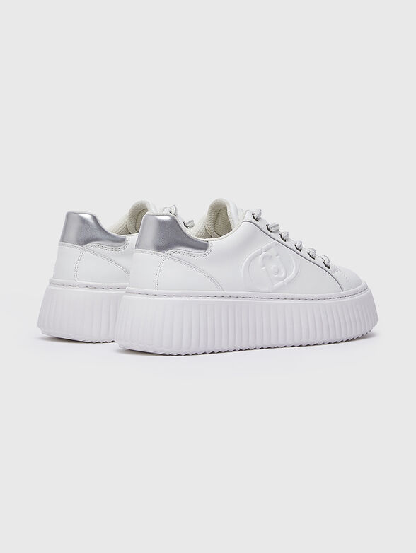White leather shoes - 3