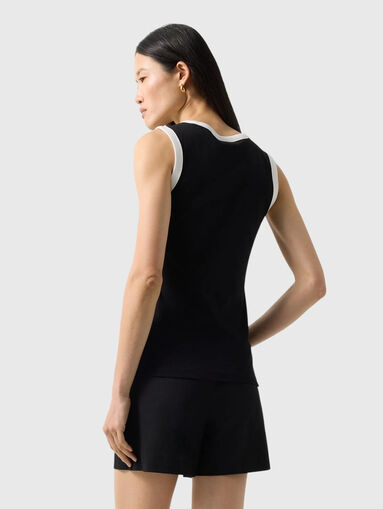 NIKI top with contrasting trim - 3