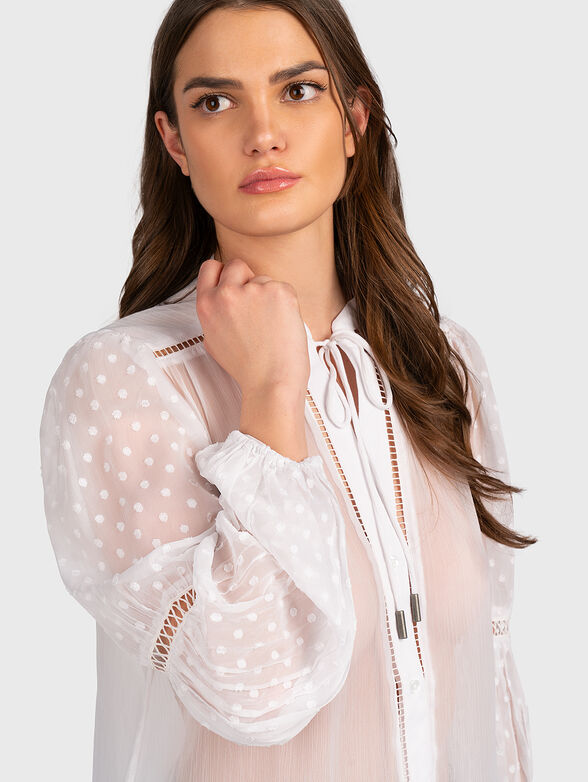 JOSETTE blouse with animal print - 4