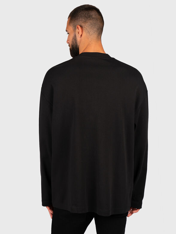 V-EMBLEM cotton sweatshirt  - 1