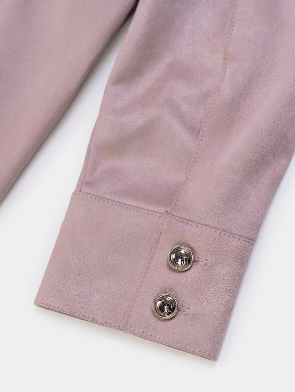 DORA black dress with belt - 4