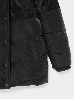 Winter padded jacket with hood - 4