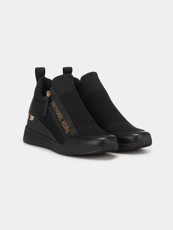 Logo sneakers with wedge - 2