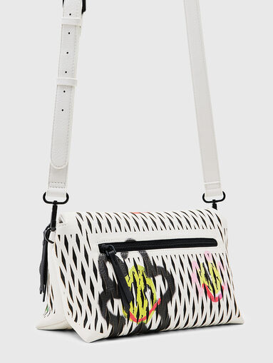 ARTY crossbody bag with multicolored print - 3