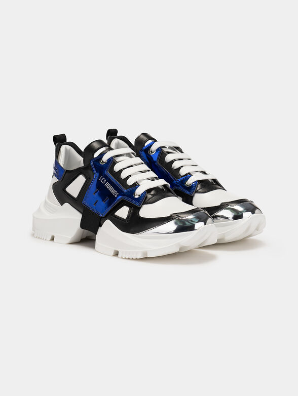 Sneakers with blue accents - 2