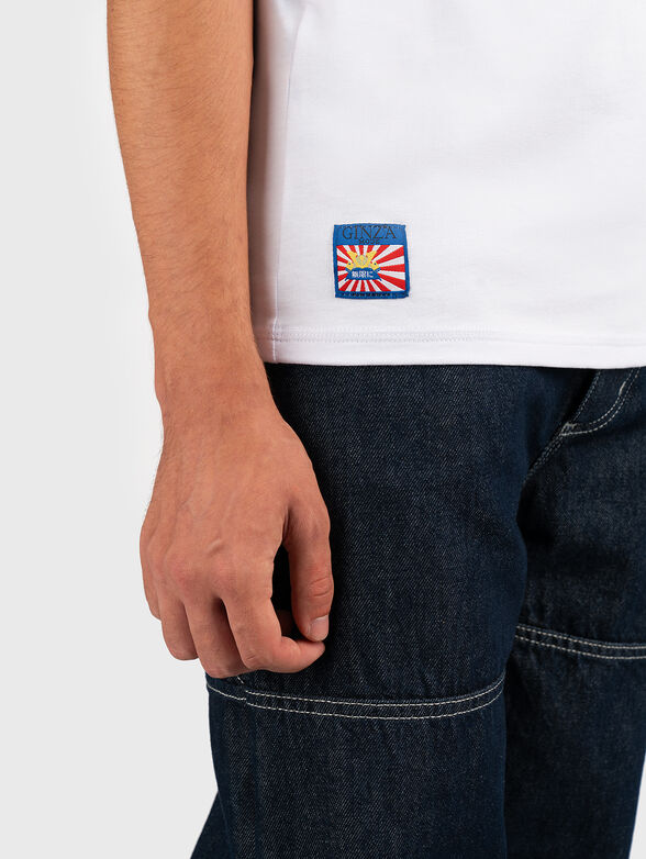 TV041 T-shirt with V-neck and print - 4