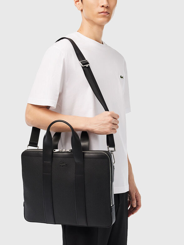 Leather laptop bag - 1