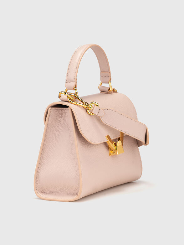 Leather bag with gold details - 4