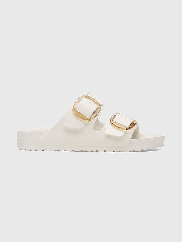 ARIOZNA slippers with accent buckles - 1