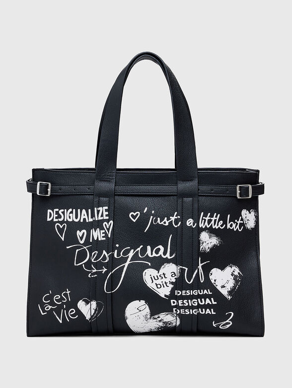 Big bag with accent print - 1