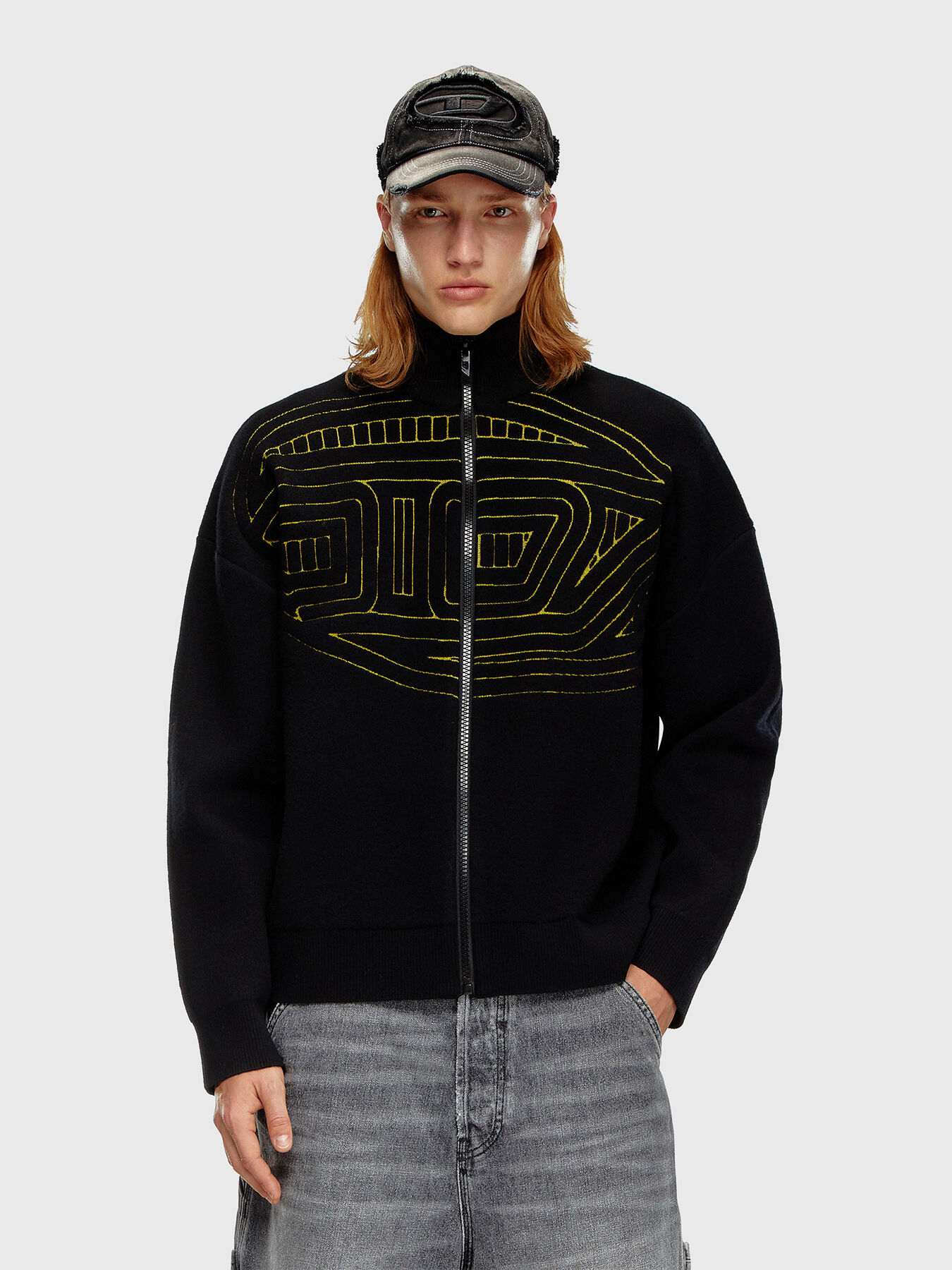 K-RALUS zipped cardigan brand DIESEL — Globalbrandsstore.com/en