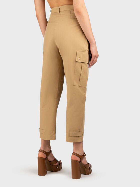 High waisted cotton trousers - 2