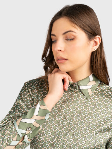 VERONICA mini dress with waist belt - 3