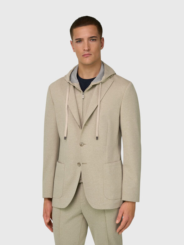 MADISON blazer with detachable hood - 1