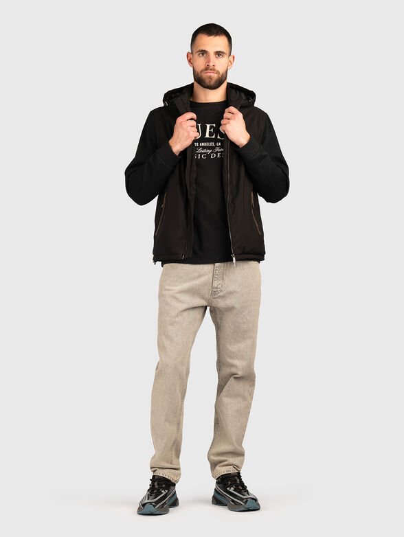 Jacket with removable hood - 2