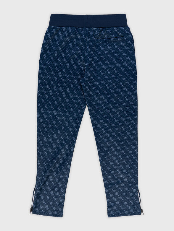 Logo effect sport pants - 2