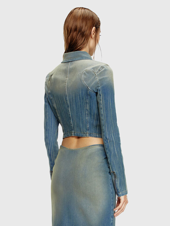 DE-SILEN-S cropped denim jacket - 3