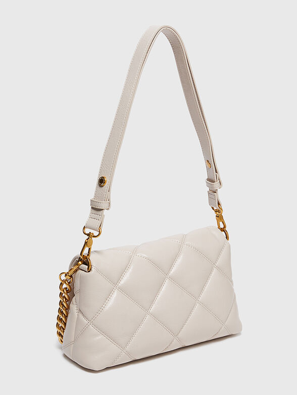 Black quilted bag with logo  - 2