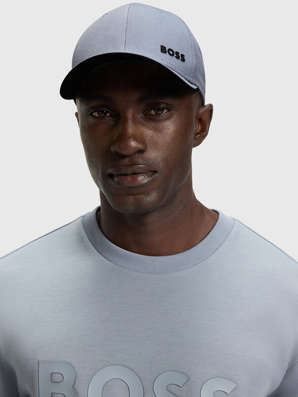 Gray baseball cap with logo - 2