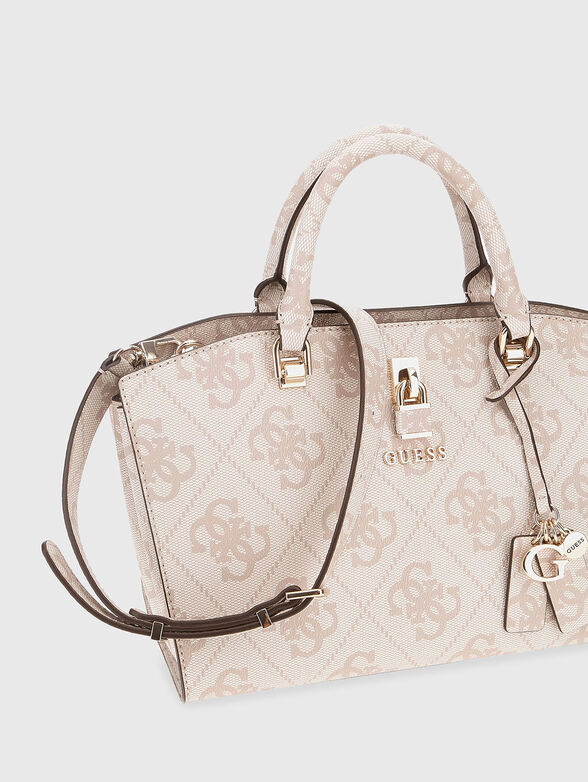 QUEENSLAND handbag with monogram logo print - 3