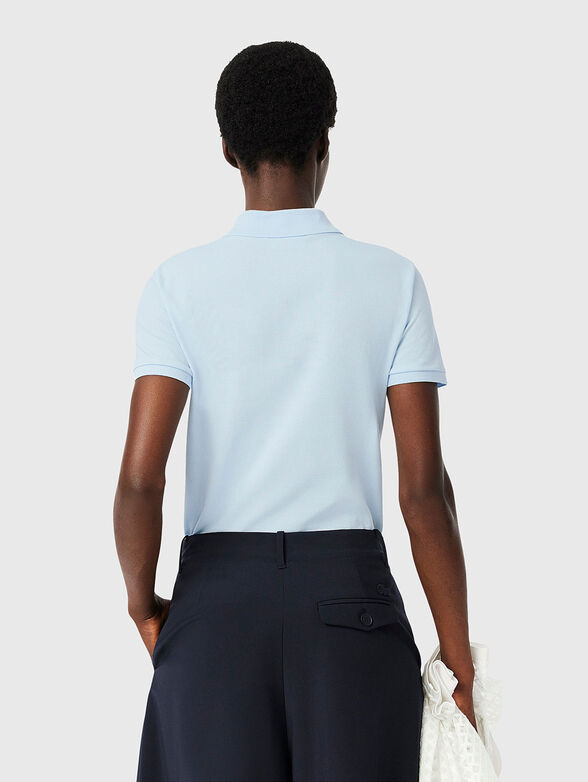 Burgundy cotton polo shirt - 3