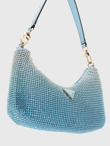 ZALINA rhinestone mini shoulder bag - 4