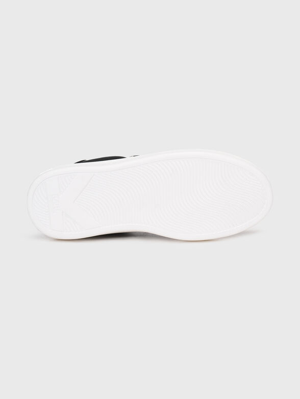 KAPRI leather sneakers with accent logo - 5