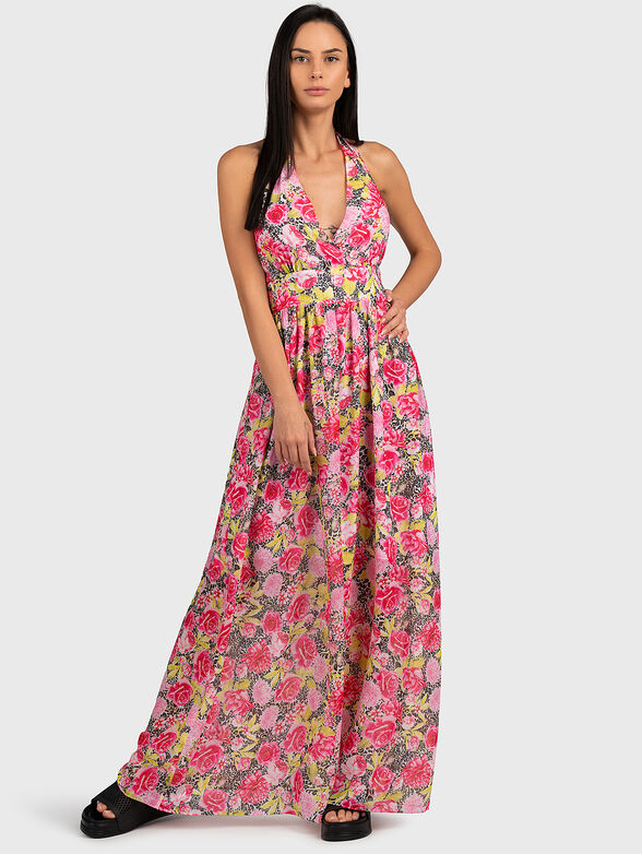 Dress with floral print - 1