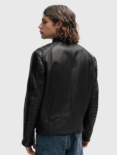 LEWIS black leather jacket - 3