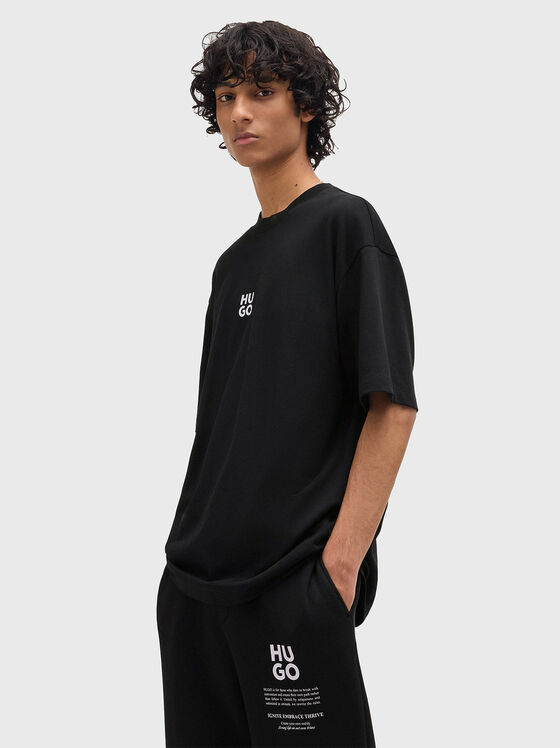 Тениска с акцентен гръб - 1