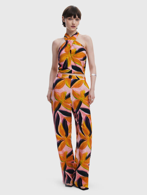 Short top with high neckline - 2